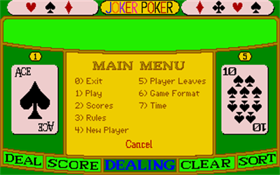 Aussie Joker Poker: A Gambling Game of Skill & Chance - Screenshot - Game Select Image