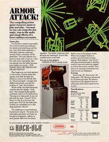 Armor Attack - Advertisement Flyer - Back Image
