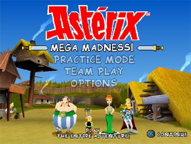 Astérix: Mega Madness - Screenshot - Game Title Image