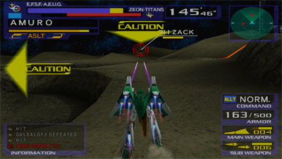 Mobile Suit Gundam: Gundam vs. Zeta Gundam  - Screenshot - Gameplay Image