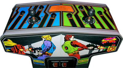 Xybots - Arcade - Control Panel Image
