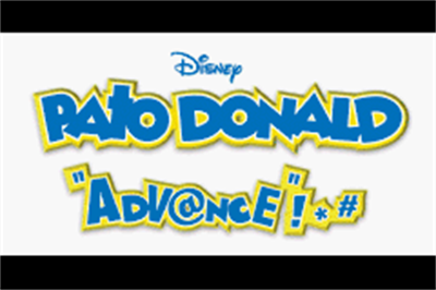 Donald Duck Adv@nce!*# - Screenshot - Game Title Image