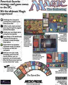 Magic: The Gathering - Box - Back Image