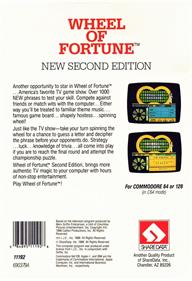 Wheel of Fortune: New Second Edition - Box - Back Image
