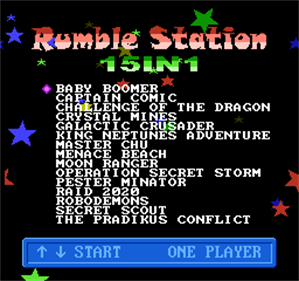 Rumble Station: 15 in 1 - Screenshot - Game Title Image