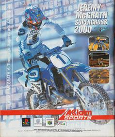 Jeremy McGrath Supercross 2000 - Advertisement Flyer - Front Image