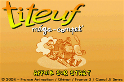 Titeuf: Méga-Compet' - Screenshot - Game Title Image
