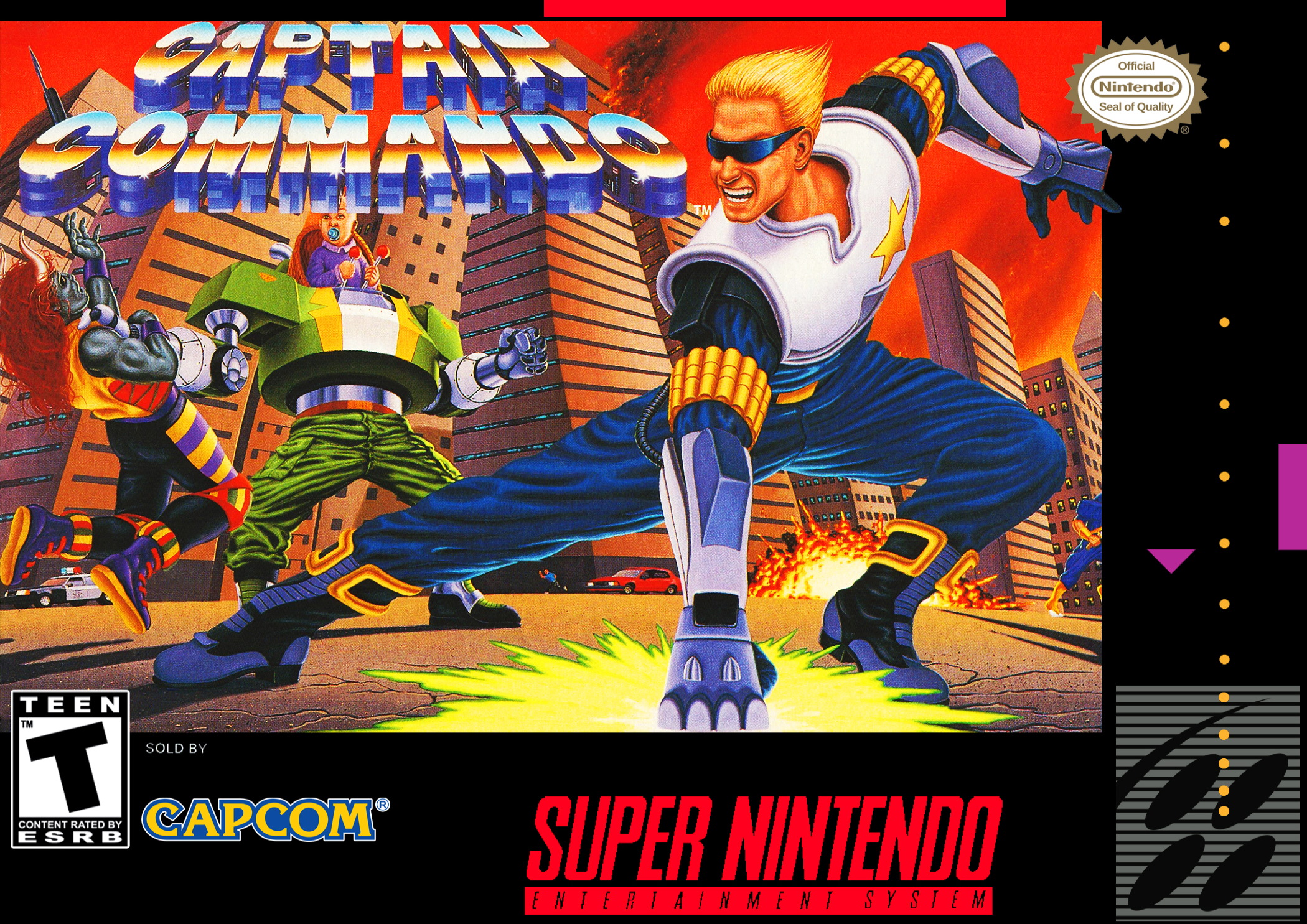 GAME PLAY CAPTAIN COMMANDO 