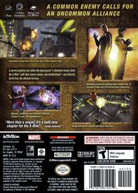 X-Men Legends II: Rise of Apocalypse - Box - Back Image
