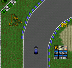 Super F1 Circus Limited - Screenshot - Gameplay Image