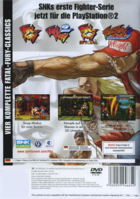 Fatal Fury: Battle Archives Volume 1 - Box - Back Image