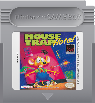 Mouse Trap Hotel (Gameboy, 1992) Instruction Booklet Videogame
