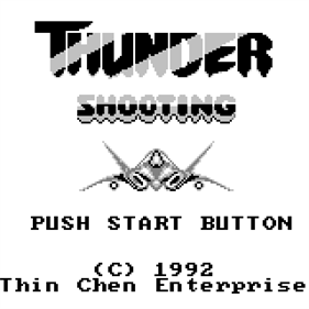Thunder Shooting - Screenshot - Game Title Image