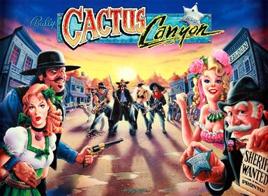 Cactus Canyon - Arcade - Marquee Image