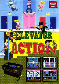 Elevator Action - Advertisement Flyer - Front