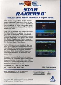 Star Raiders II - Box - Back Image