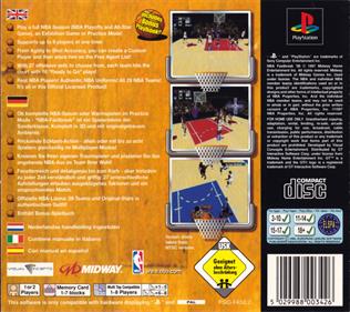 NBA Fastbreak '98 - Box - Back Image