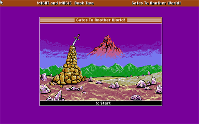 Might and Magic: Book Two: Gates to Another World! - Screenshot - Game Title Image