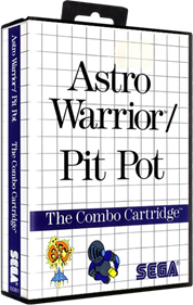Astro Warrior / Pit Pot - Box - 3D Image