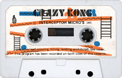 Crazy Kong (Interceptor Software) - Cart - Front Image