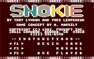 Snokie - Screenshot - Game Title Image