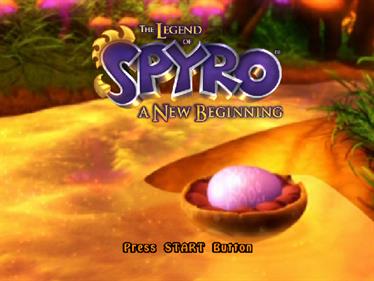 The Legend of Spyro: A New Beginning - Screenshot - Game Title Image