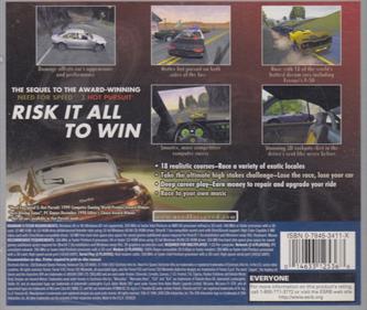 Need for Speed: High Stakes - Box - Back Image