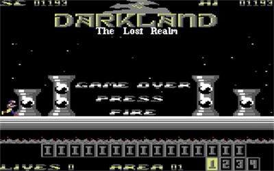Darkland: The Lost Realm - Screenshot - Game Over Image