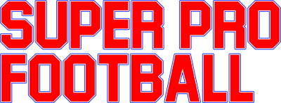 Super Pro Football - Clear Logo Image