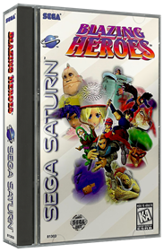 Blazing Heroes - Box - 3D Image