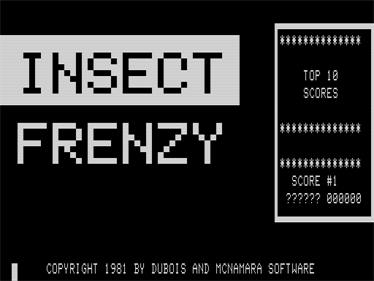 Insect Frenzy - Screenshot - Game Title Image
