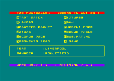 The Footballer - Screenshot - Gameplay Image