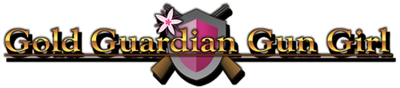 Gold Guardian Gun Girl - Clear Logo Image