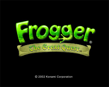 Frogger: The Great Quest - Screenshot - Game Title Image