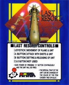 Last Resort - Arcade - Controls Information Image