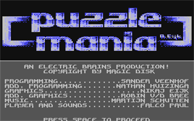 Puzzle Mania - Screenshot - Game Title Image