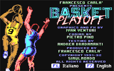 Basket Play-Off - Screenshot - Game Title Image