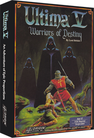 Ultima V: Warriors of Destiny - Box - 3D Image