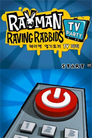 Rayman: Raving Rabbids: TV Party - Screenshot - Game Title Image