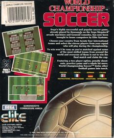 World Championship Soccer - Box - Back Image