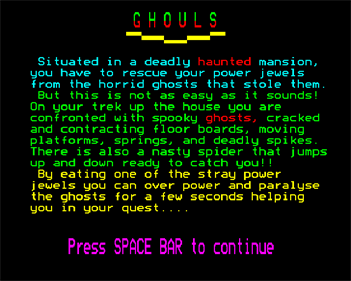 Ghouls - Screenshot - Game Title Image