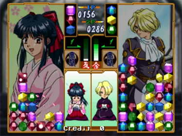 Sakura Warss: Hanagumi Wars Columns - Screenshot - Gameplay Image