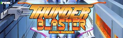 Lethal Thunder - Arcade - Marquee Image