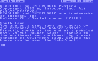 Deadline (Commodore/Infocom)