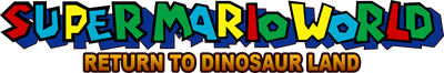 Super Mario World: Return to Dinosaur Land - Clear Logo Image