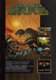 Dino Wars - Advertisement Flyer - Front Image