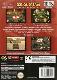 Serious Sam: Next Encounter - Box - Back Image