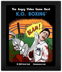 The Angry Video Game Nerd: K.O. Boxing - Cart - Front Image