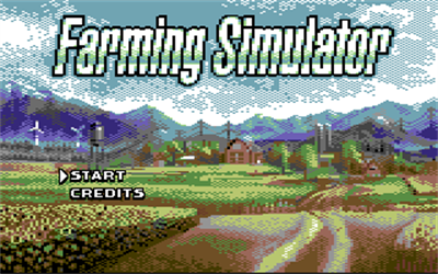 Farming Simulator: C64 Edition - Screenshot - Game Title Image