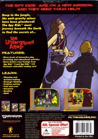 Spy Kids Learning Adventures: Mission: The Underground Affair - Box - Back Image